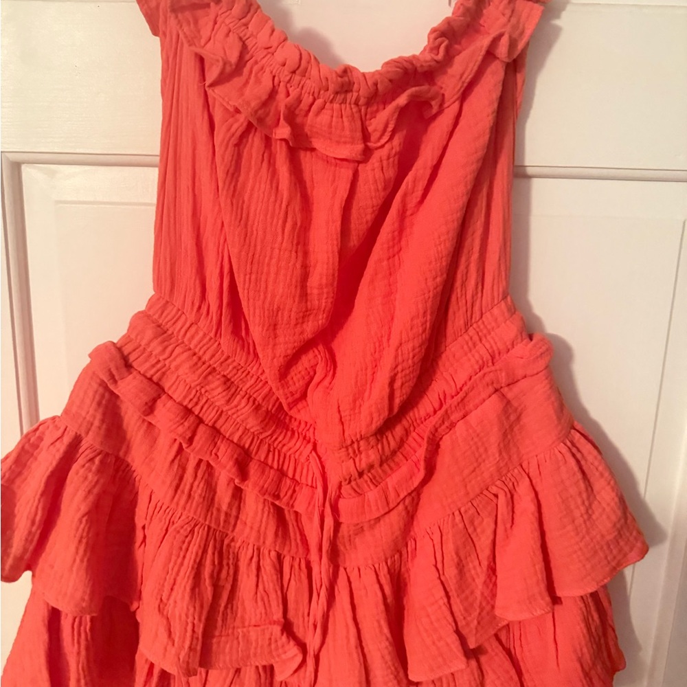 American Threads Coral romper